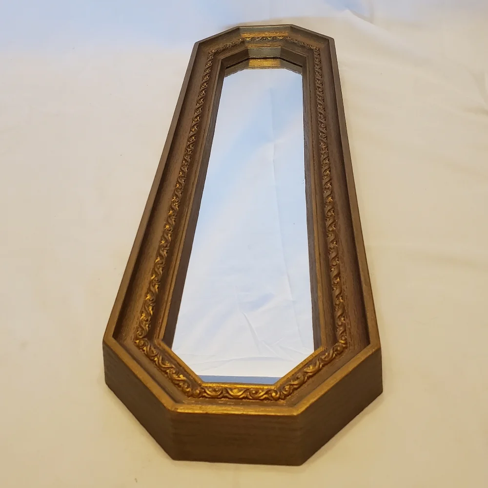 Homco Vintage Hollywood Regency Syroco Accent Mirror